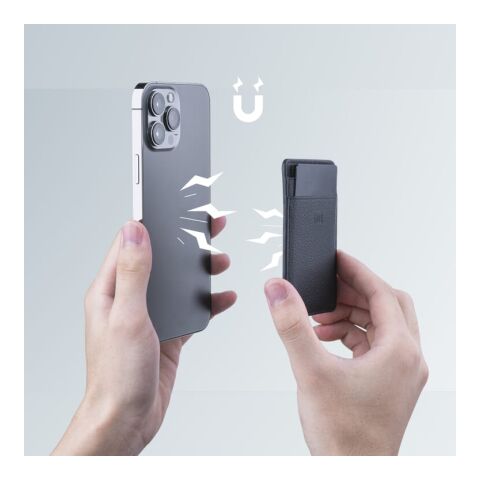 3198 | Xoopar Iné Mini NFC Wallet Recycled Leather Schwarz | ohne Werbeanbringung | Nicht verfügbar | Nicht verfügbar | Nicht verfügbar