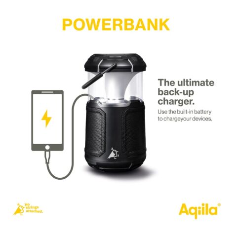 Aqiila Soundbird B10 Bluetooth-Lautsprecher mit Beleuchtung und Powerbank schwarz | ohne Werbeanbringung | Nicht verfügbar | Nicht verfügbar