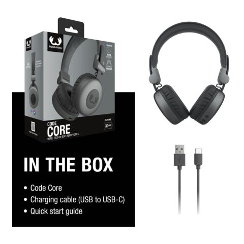 3HP1000 I Fresh &#039;n Rebel Code Core-Wireless on-ear Headphone Gewehrmetall dunkel-Gewehrmetall dunkel | ohne Werbeanbringung | Nicht verfügbar | Nicht verfügbar