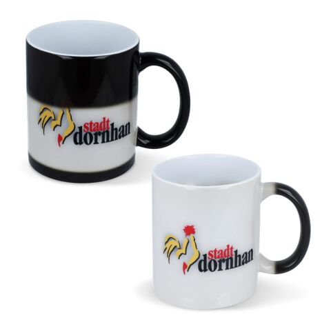 Oslo Magicbecher mit Sublimation 300ml Schwarz-Weiss | ohne Werbeanbringung | Nicht verfügbar | Nicht verfügbar | Nicht verfügbar