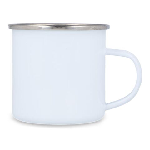 Emaille Becher 350ml Weiss
