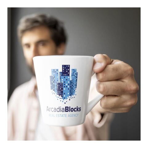 Tasse Subli Melbourne 350ml Weiss
