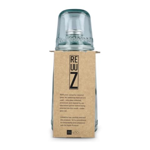 InSideOut Recyceltes Glas-Getränkeset ReuuZ 1 l Transparent