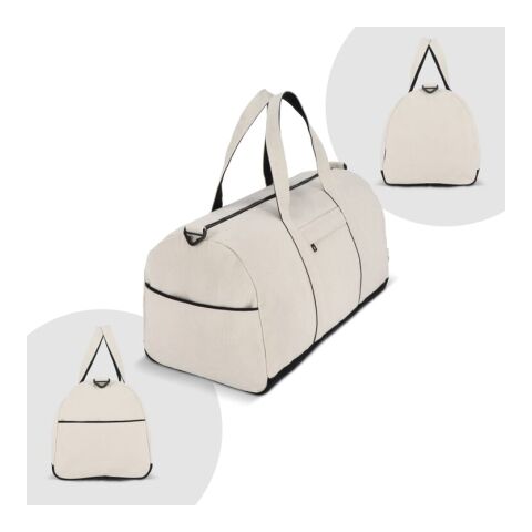 InSideOut Reuuz Canvas Reise-/Sporttasche 28 x 56 x 28 cm Beige-Schwarz | ohne Werbeanbringung | Nicht verfügbar | Nicht verfügbar