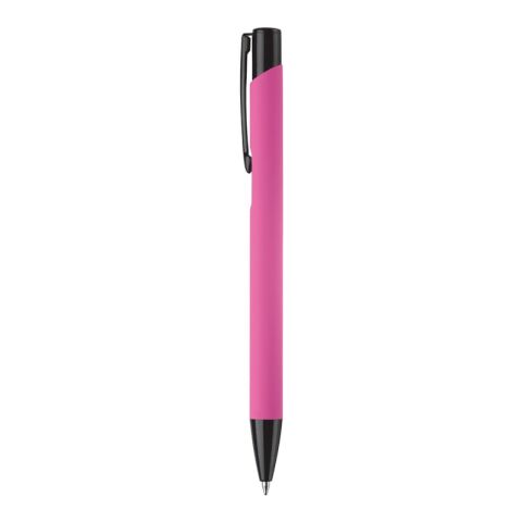 Kugelschreiber Alicante weiche Berührung Rosa-Schwarz | Gravur | in Verlängerung vom Clip | 50 mm x 8 mm | Nicht verfügbar
