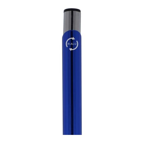 Alicante glänzende R-AL schwarze Tinte Blau Weiss | Gravur | 90° vom Clip | 55 mm x 8 mm | Nicht verfügbar
