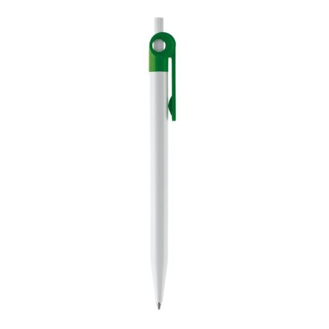 Kugelschreiber Futurepoint Hardcolour Weiss-Grün | 1-farbiger Siebdruck | in Verlängerung vom Clip | 50 mm x 25 mm | Nicht verfügbar