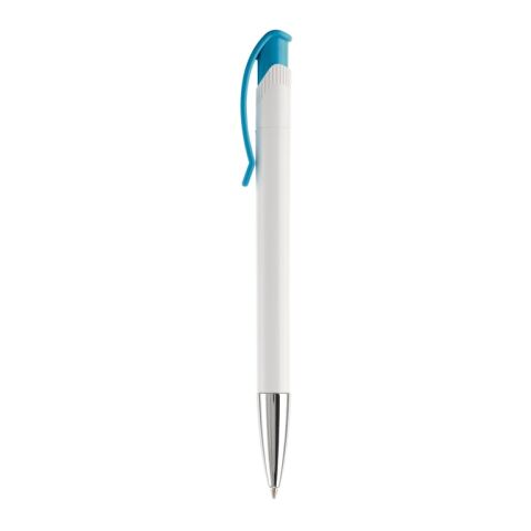 KS Apollo Metall Tip HC Weiss-Blau | 1-farbiger Tampondruck | Clip | 25 mm x 6 mm | Nicht verfügbar