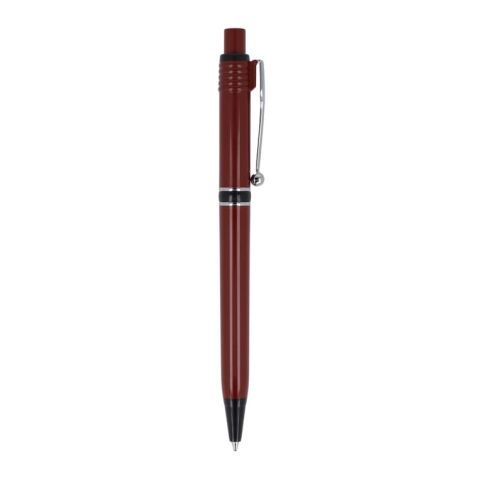 Kugelschreiber Raja Extra Weinrot-Schwarz | 1-farbiger Siebdruck | in Verlängerung vom Clip | 40 mm x 25 mm | Nicht verfügbar