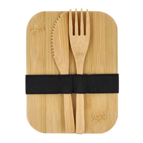 Edelstahl-Brotdose mit Bambusdeckel silber | ohne Werbeanbringung | Nicht verfügbar | Nicht verfügbar