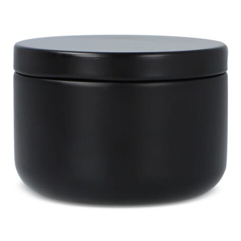 Asana unparfümierte Kerze auf Pflanzenbasis in recycelter Dose Schwarz | ohne Werbeanbringung | Nicht verfügbar | Nicht verfügbar