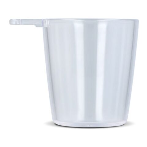 Festival-Shotglas mit Lanyard Weiss-Weiss