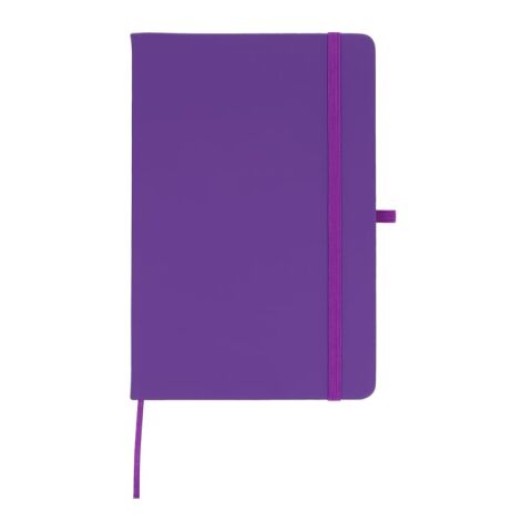 PU-Notizbuch Sora A5 Transparent Violett | ohne Werbeanbringung | Nicht verfügbar | Nicht verfügbar