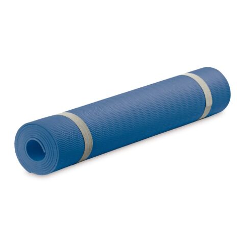 Fitness-Yogamatte mit Trageriemen Blau / Weiss | ohne Werbeanbringung | Nicht verfügbar | Nicht verfügbar | Nicht verfügbar