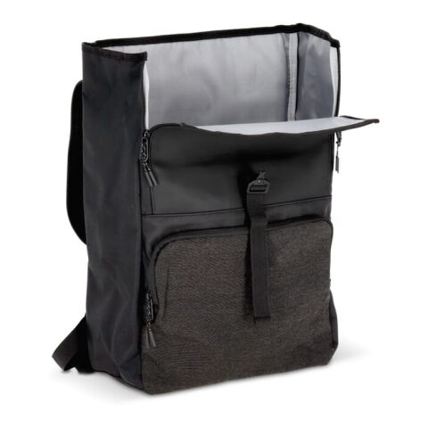 Laptop-Rucksack Liam RPET 20L Schwarz | ohne Werbeanbringung | Nicht verfügbar | Nicht verfügbar | Nicht verfügbar