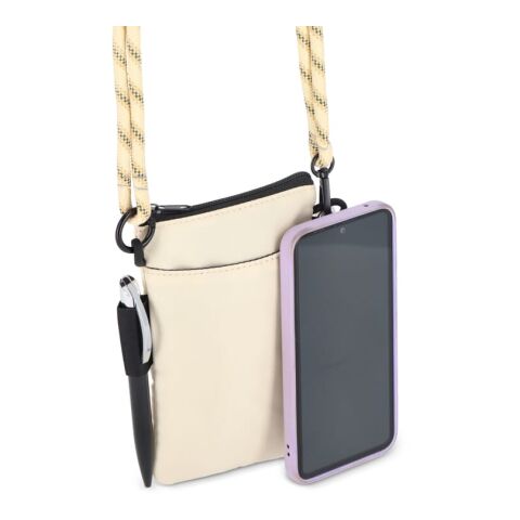 Crossbody Beutel mit Paracord Gurt Beige | ohne Werbeanbringung | Nicht verfügbar | Nicht verfügbar