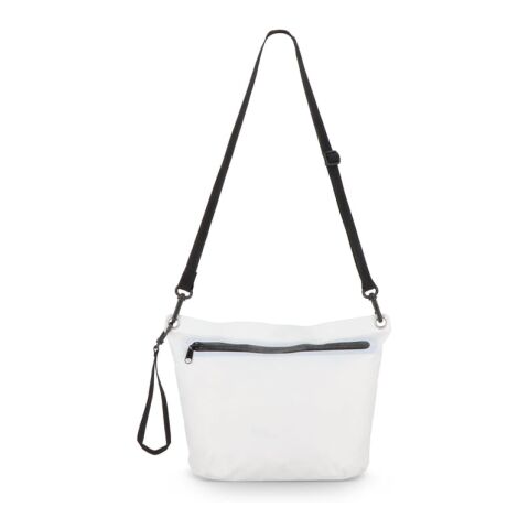 Wasserabweisende Ripstop-Umhängetasche 33 x 23 x 13 cm Weiss