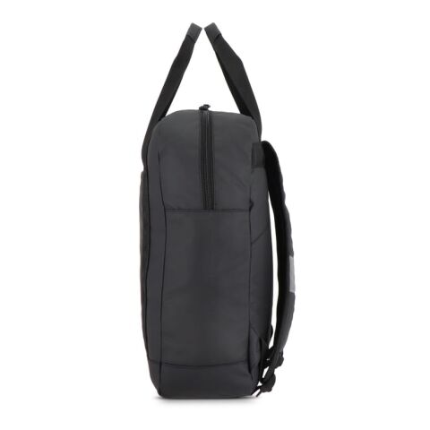 PU-beschichteter R-PET 600D Rucksack 27,5 x 12 x 37,5 cm 12 l Schwarz