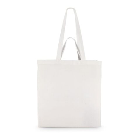 Tragetasche aus Baumwolle OEKO-TEX® 38 x 10 x 42cm 140g/m² Weiss