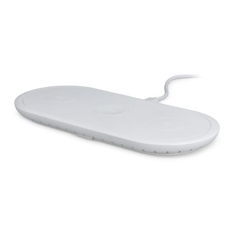 3-in-1 15W Drahtloses Ladegerät für Handys, Apple Watch und AirPods. Weiss | ohne Werbeanbringung | Nicht verfügbar | Nicht verfügbar