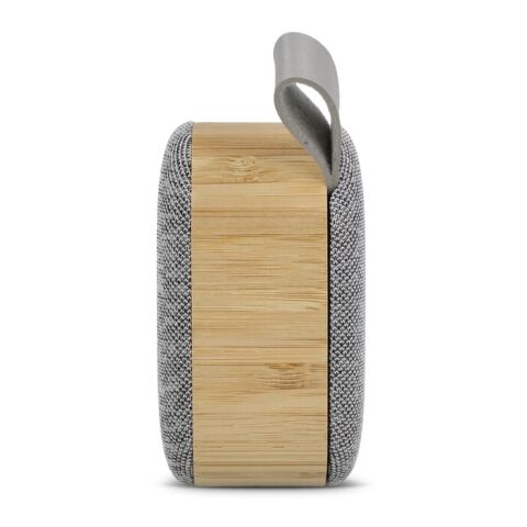 Bamboo Wireless Speaker 5W Natur | Digitaldruck | Vorderseite | 50 mm x 50 mm