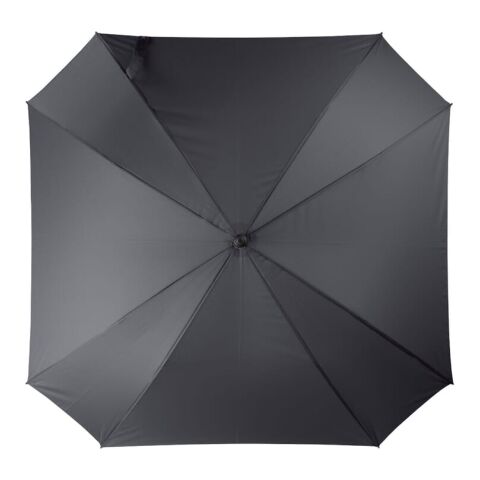 Luxus 27” quadratischer Regenschirm mit Hülle Schwarz | ohne Werbeanbringung | Nicht verfügbar | Nicht verfügbar | Nicht verfügbar