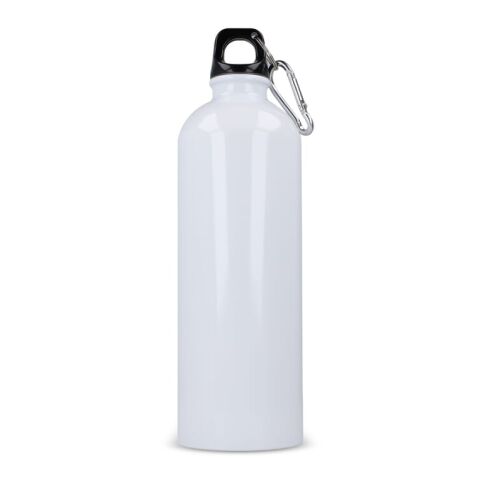 R-Edelstahl einwandige Flasche mit Karabiner 750ml Weiss
