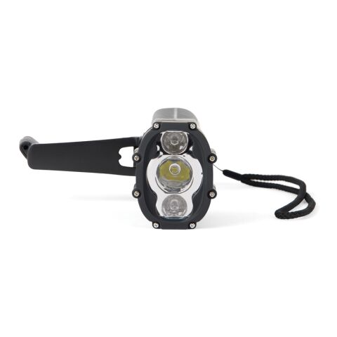Nordic Drift Everest multifunktionale IPX8 Taschenlampe schwarz