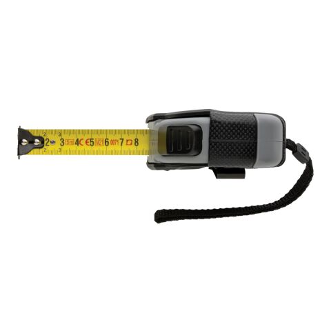 Auto-Stop-Maßband aus recyceltem Kunststoff, 5m/19mm schwarz | ohne Werbeanbringung | Nicht verfügbar | Nicht verfügbar