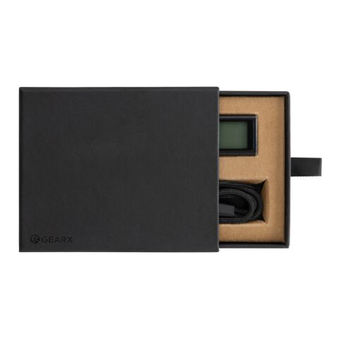 Gear X 30m Lasermessgerät aus RCS recyceltem Aluminum schwarz | ohne Werbeanbringung | Nicht verfügbar | Nicht verfügbar