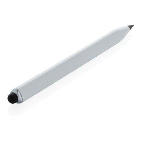 Eon Infinity Multitasking Stift aus RCS recycelt. Aluminium weiß | ohne Werbeanbringung | Nicht verfügbar | Nicht verfügbar