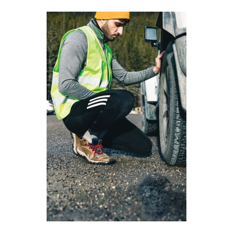 Sicherheitsweste aus GRS recyceltem PET gelb | ohne Werbeanbringung | Nicht verfügbar | Nicht verfügbar