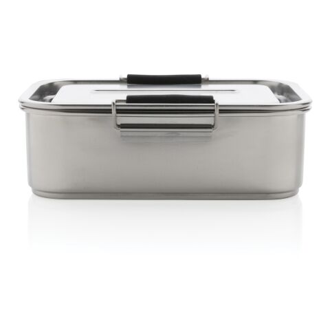 Auslaufsichere Lunchbox aus RCS recyceltem Stainless Steel silber | ohne Werbeanbringung | Nicht verfügbar | Nicht verfügbar