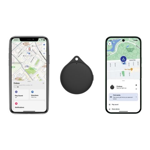 Findpop Dual IPX5 Artikelfinder aus RCS recyceltem ABS schwarz | ohne Werbeanbringung | Nicht verfügbar | Nicht verfügbar