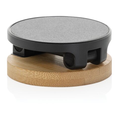 Magmount Telefonständer aus RCS rec. Kunststoff und Bambus schwarz-braun | ohne Werbeanbringung | Nicht verfügbar | Nicht verfügbar