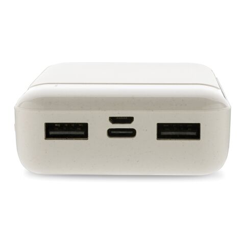 10.000 mAh Powerbank aus RCS Standard recyceltem Kunststoff weiß | ohne Werbeanbringung | Nicht verfügbar | Nicht verfügbar