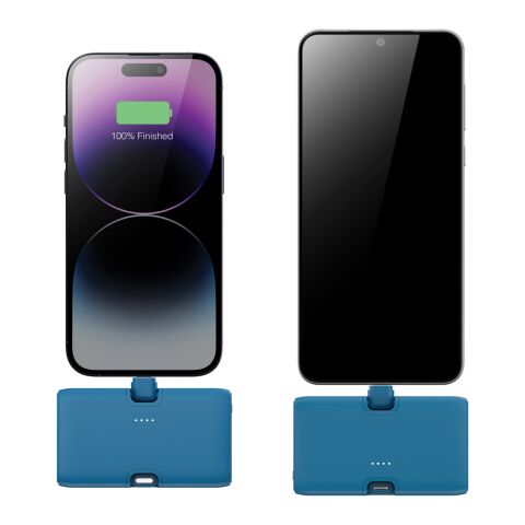 Urban Vitamin Los Angeles 20W Powerbank aus RCS rec. Plastik blau | ohne Werbeanbringung | Nicht verfügbar | Nicht verfügbar