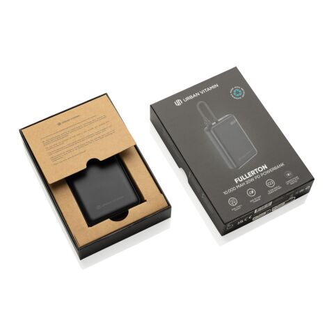 Urban Vitamin Fullerton RCS rec. 10.000 20W PD Powerbank schwarz | ohne Werbeanbringung | Nicht verfügbar | Nicht verfügbar