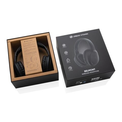 Urban Vitamin Belmont Wireless Kopfhörer schwarz | ohne Werbeanbringung | Nicht verfügbar | Nicht verfügbar