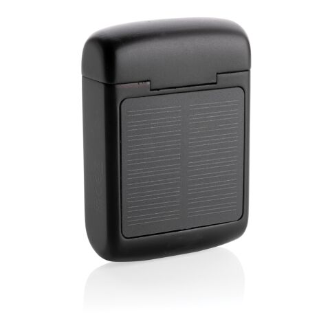 Skywave Solar-Kopfhörer aus RCS recyceltem Kunststoff schwarz | ohne Werbeanbringung | Nicht verfügbar | Nicht verfügbar