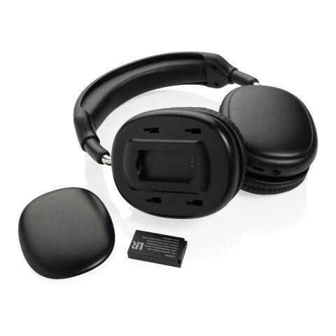Spectra RCS Wireless-Kopfhörer mit herausnehmbarem Akku schwarz