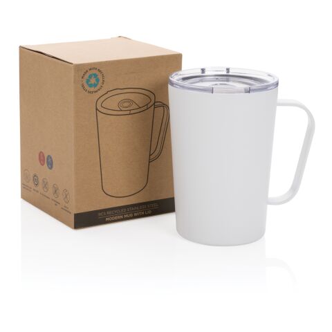 RCS recycelter Stainless Steel Isolierbecher mit Deckel weiß | ohne Werbeanbringung | Nicht verfügbar | Nicht verfügbar