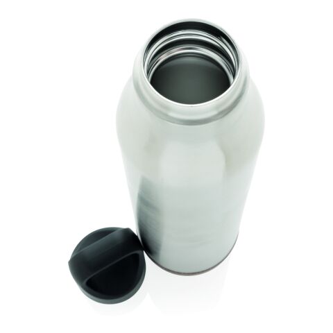 Auslaufsichere Vakuum-Flasche mit Kork silber | ohne Werbeanbringung | Nicht verfügbar | Nicht verfügbar | Nicht verfügbar
