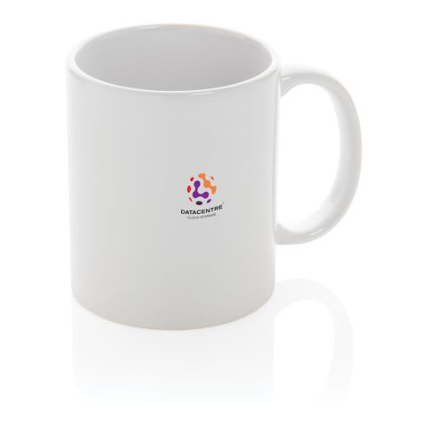 Basic Keramiktasse weiß-weiß | ohne Werbeanbringung | Nicht verfügbar | Nicht verfügbar