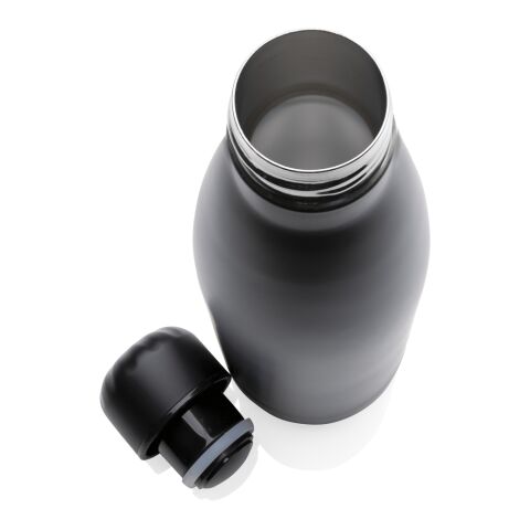 Einfarbige Vakuumisolierte Stainless Steel Flasche schwarz | ohne Werbeanbringung | Nicht verfügbar | Nicht verfügbar