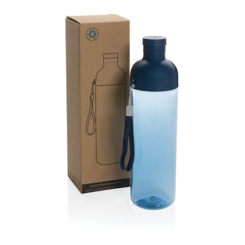Impact auslaufsichere Wasserflasche aus RCS recyc. PET 600ml französisch blau | ohne Werbeanbringung | Nicht verfügbar | Nicht verfügbar