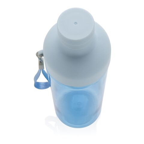 Impact auslaufsichere Wasserflasche aus RCS recyc. PET 600ml blau | ohne Werbeanbringung | Nicht verfügbar | Nicht verfügbar