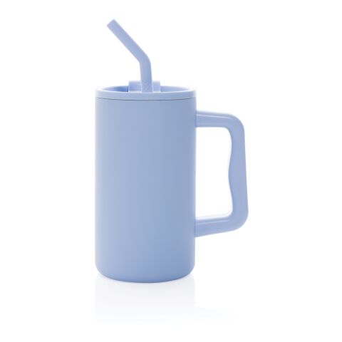Cube Becher aus RCS recyceltem Stahl 800ml hellblau | ohne Werbeanbringung | Nicht verfügbar | Nicht verfügbar