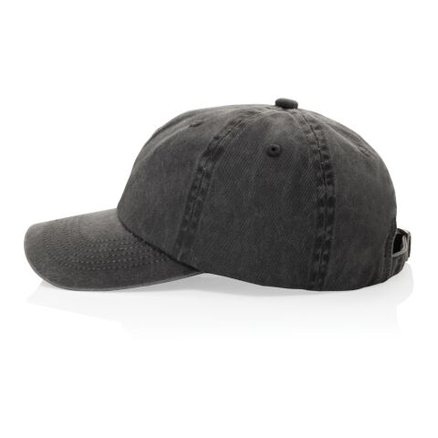 BEAU AWARE™ Washed 6-Panel Kappe aus 270gr/m² Baumwolltwill schwarz | ohne Werbeanbringung | Nicht verfügbar | Nicht verfügbar | Nicht verfügbar