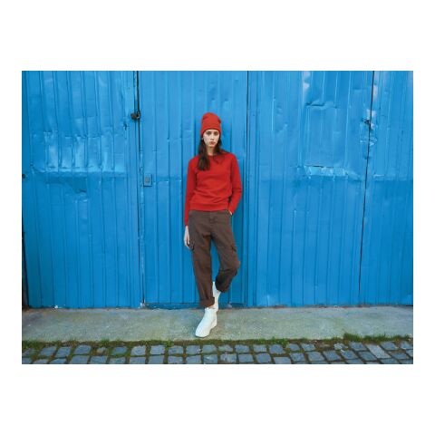 Impact Polylana® bequeme Beanie mit AWARE™ Tracer Sattes Rot